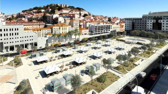Amazing Downtown Apt With Small Balcony With View Over The Castle Lisboa 外观 照片